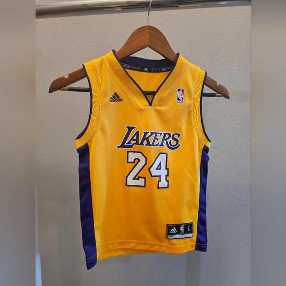 Youth Los Angeles Lakers Kobe Bryant adidas Gold Swingman